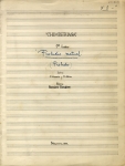 Portada de la partitura Chimberiana (1948)
